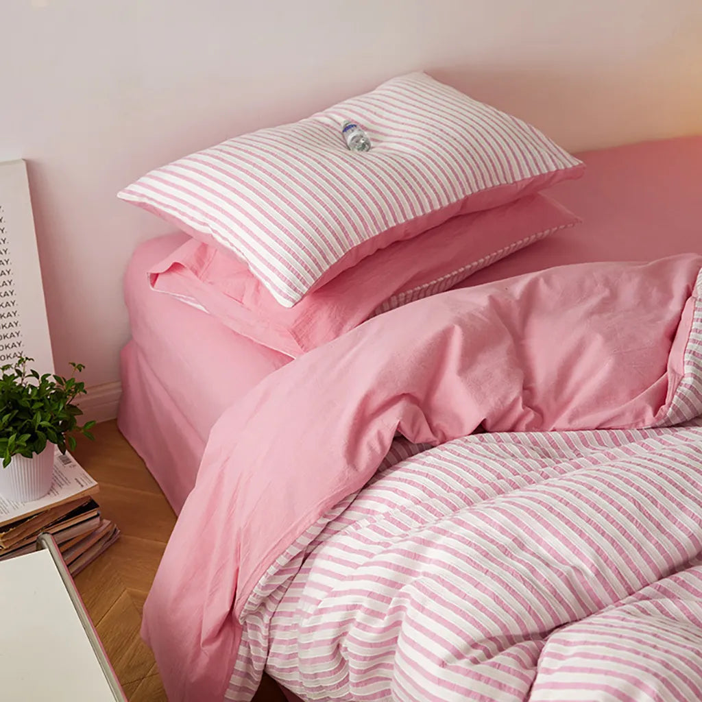 Refresh Jacquard Striped Duvet Cover