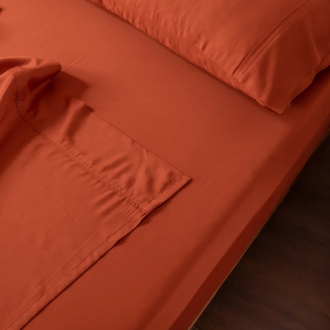 Bamboo Sheet Set - Copper Sunset