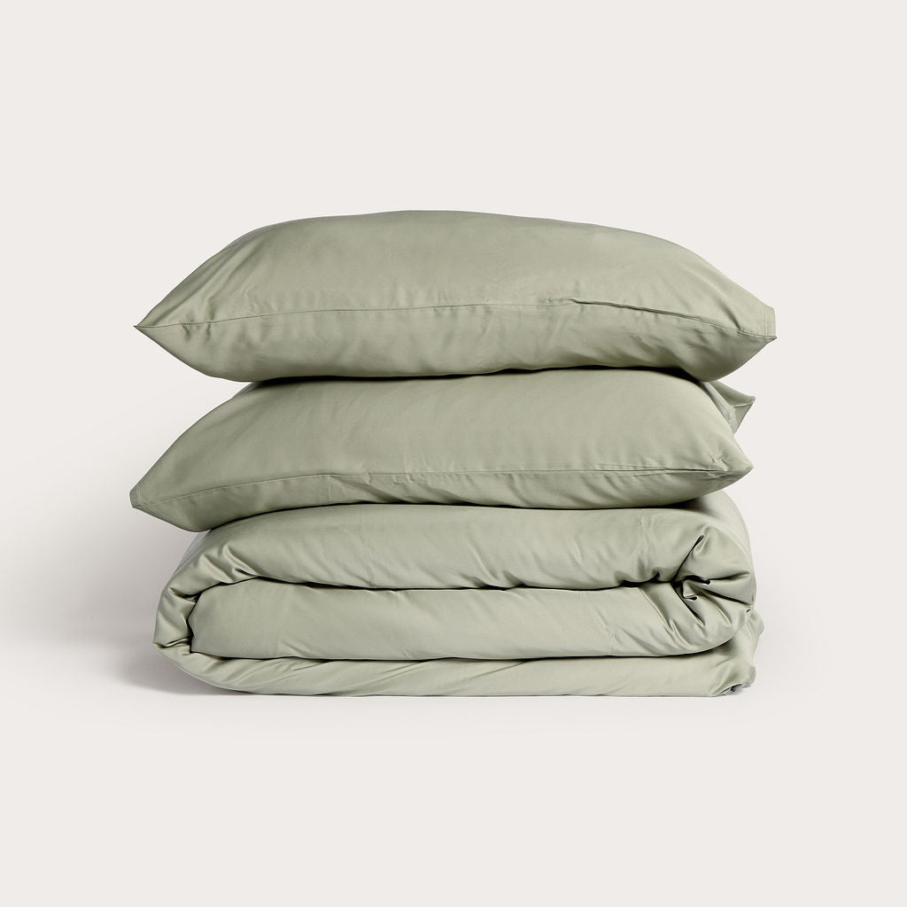 Olive Bamboo Quilt Cover