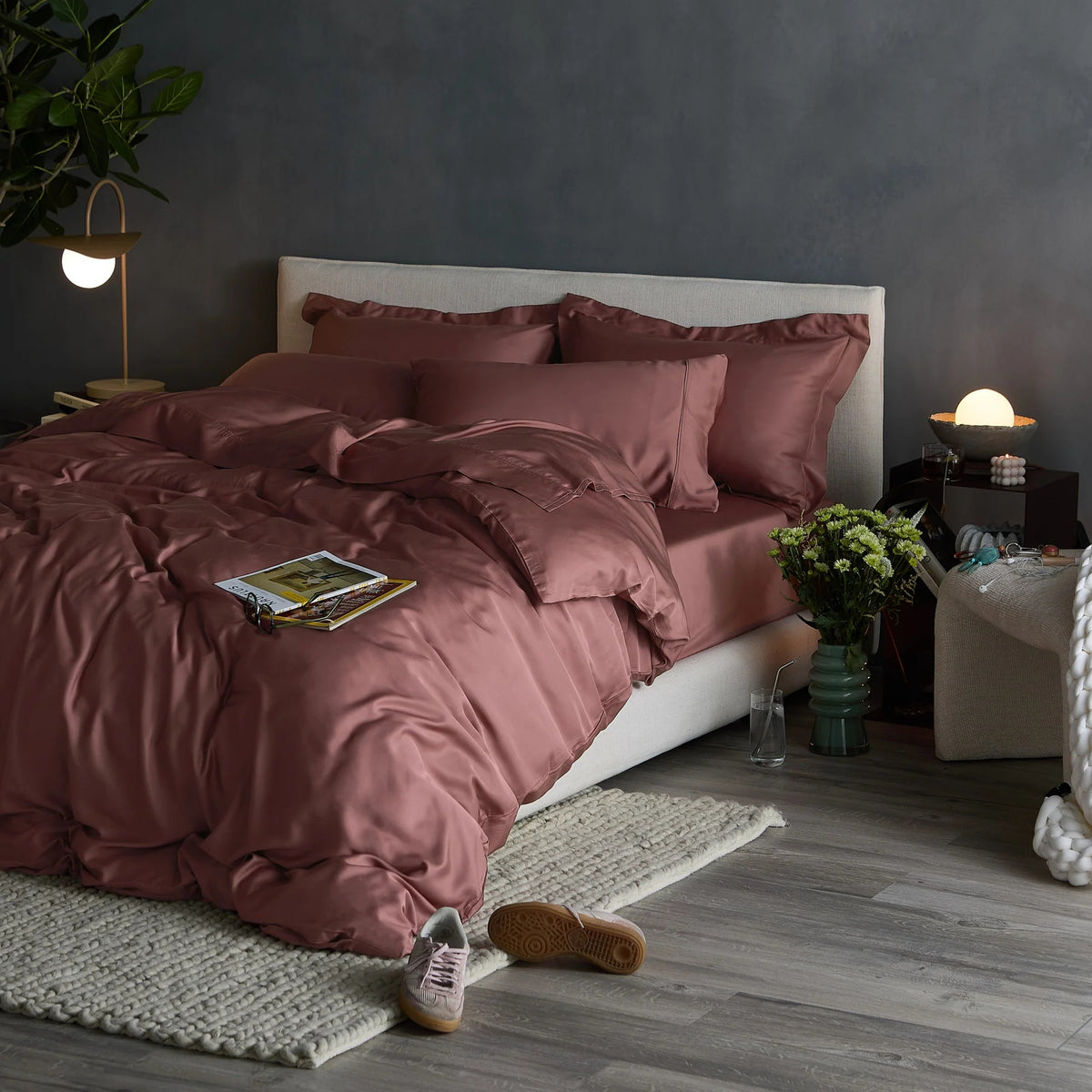 Iced Cooling Bamboo Bedding Set