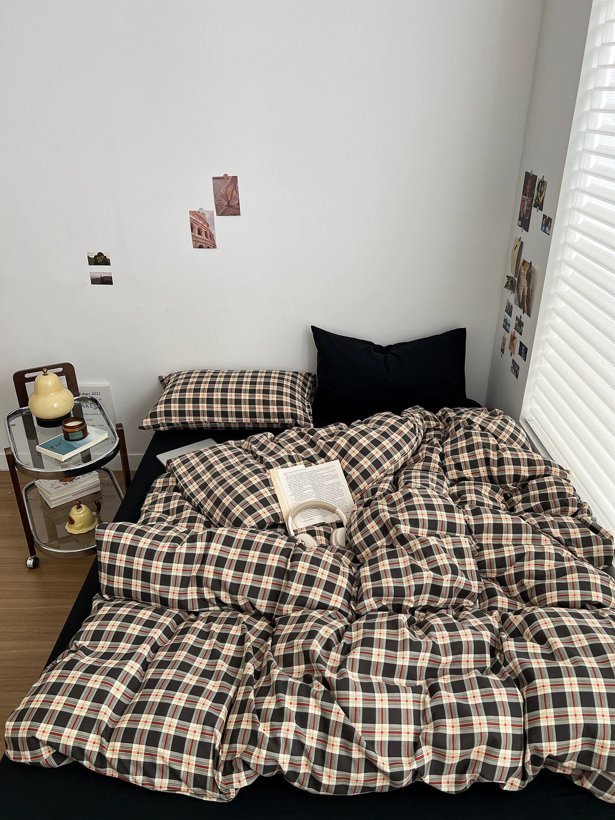 Christmas Plaid Print Bedding Set