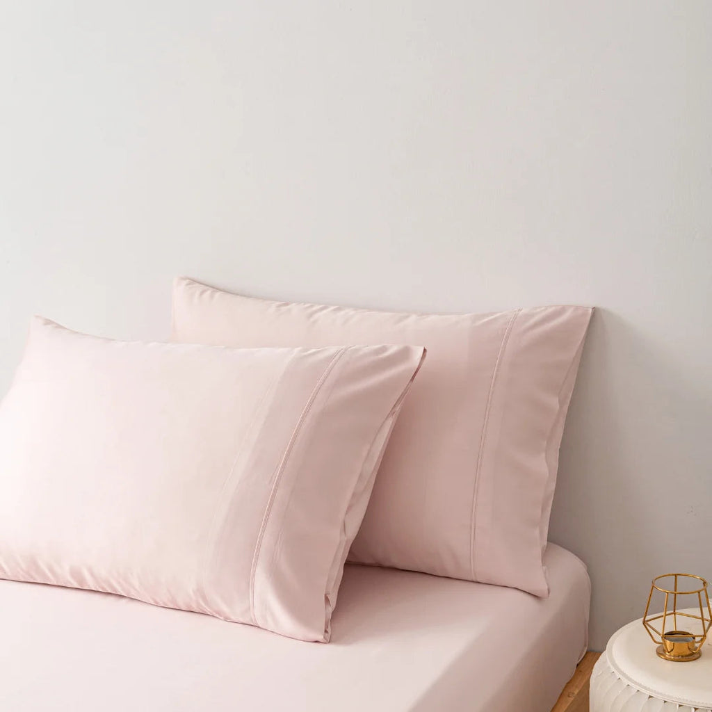Bamboo Pillowcase Set - Blush
