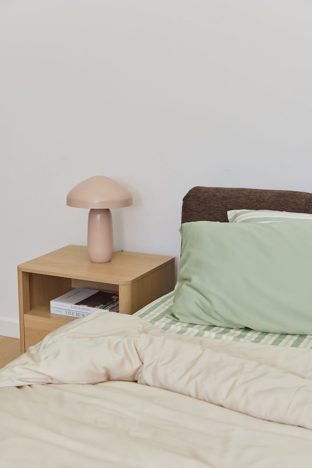 Pistachio Stripe Bamboo Sheet Set