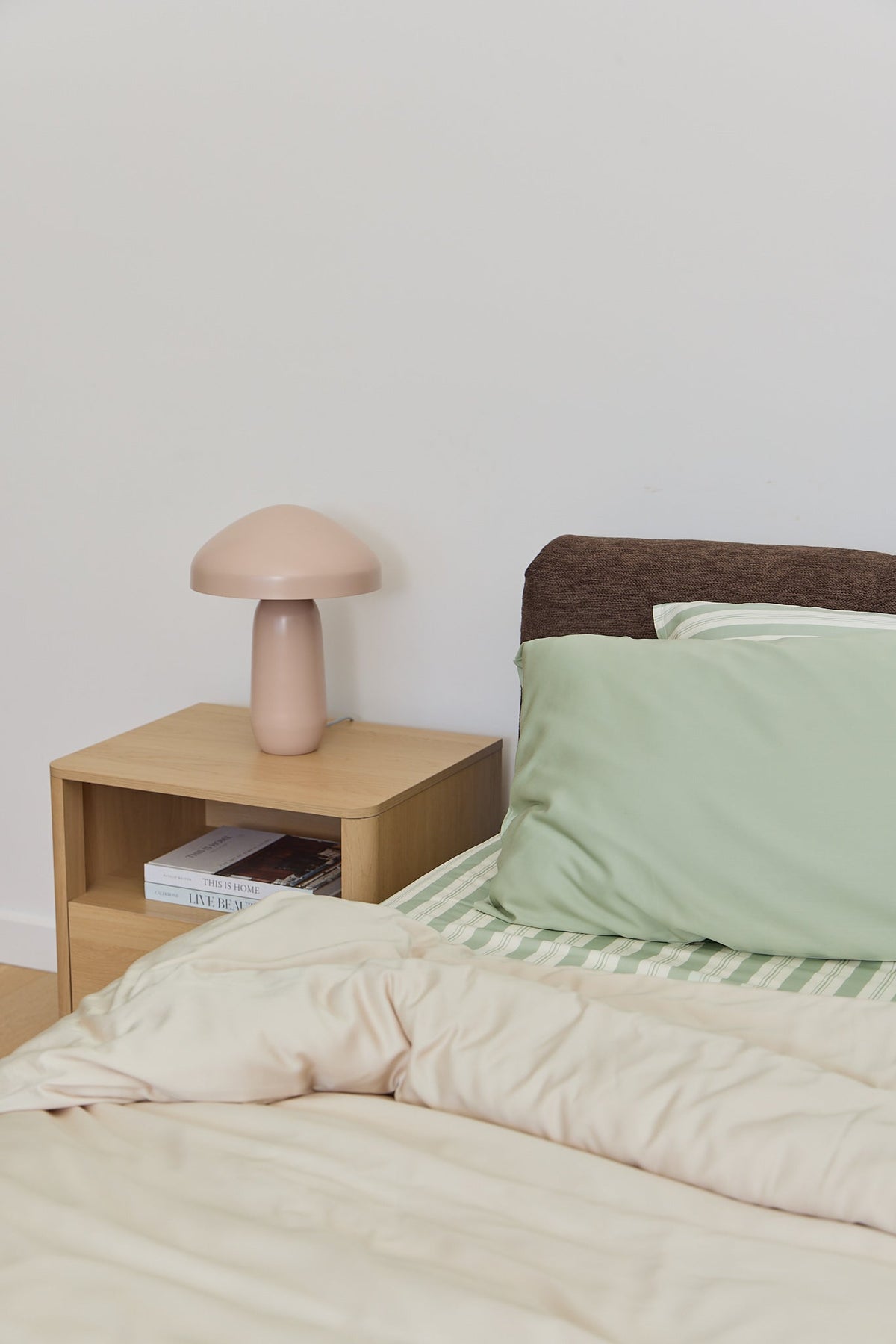 Pistachio Stripe Bamboo Sheet Set