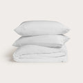 White Bamboo Quilt Cover