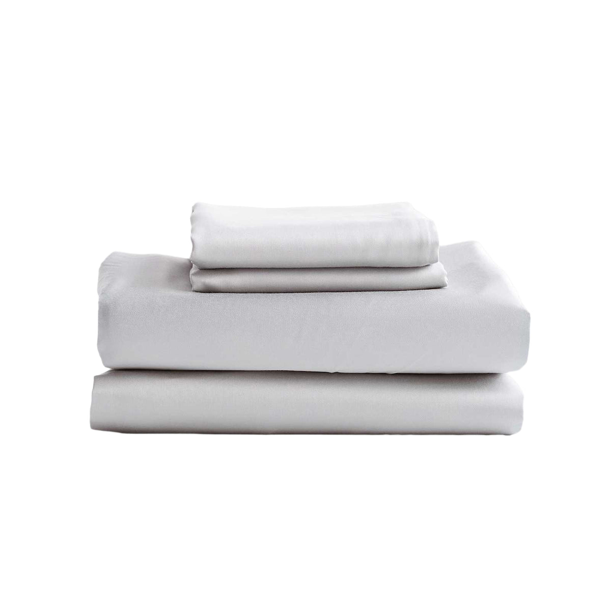 Qelune Bamboo Sheet Set – Cooling Organic Bamboo Bedding in Light Grey