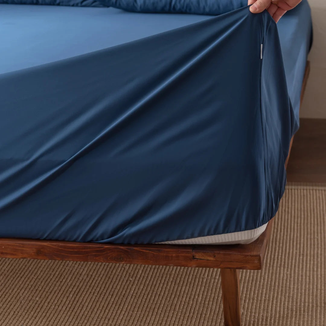 Bamboo Fitted Sheet - Midnight