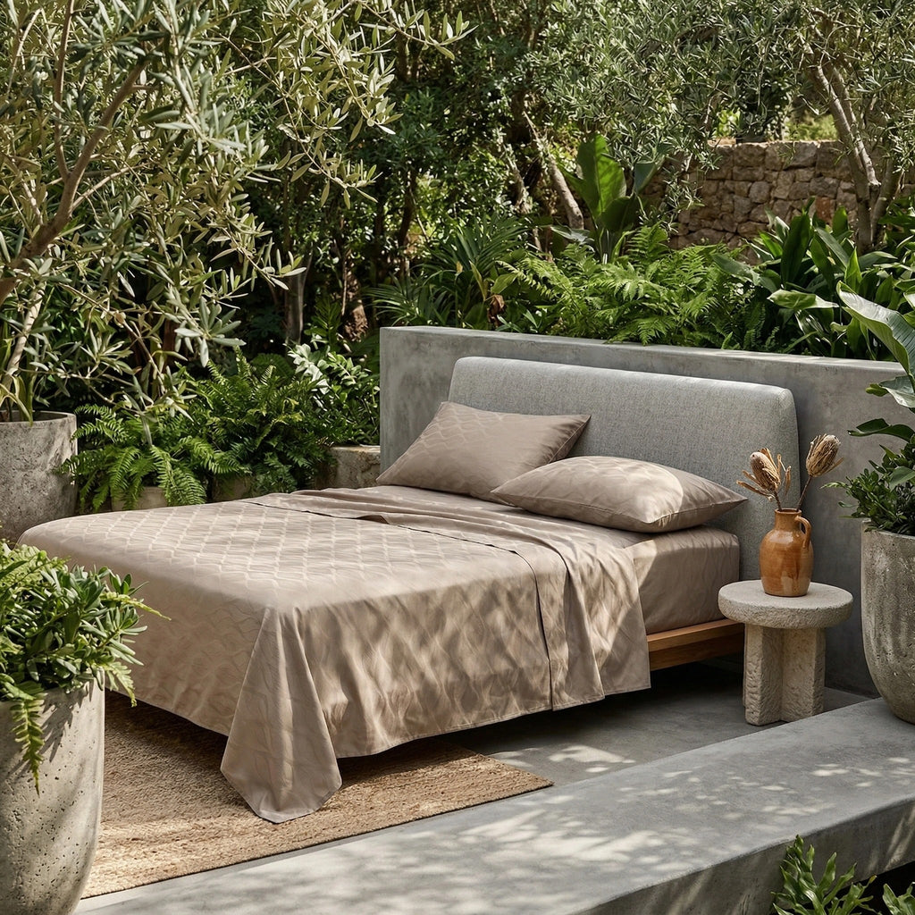 Geometric Patterns Bamboo Bedding Set