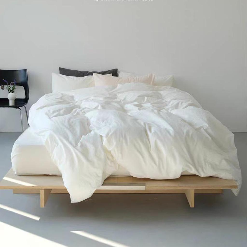Pastel Color Bedding Set - White
