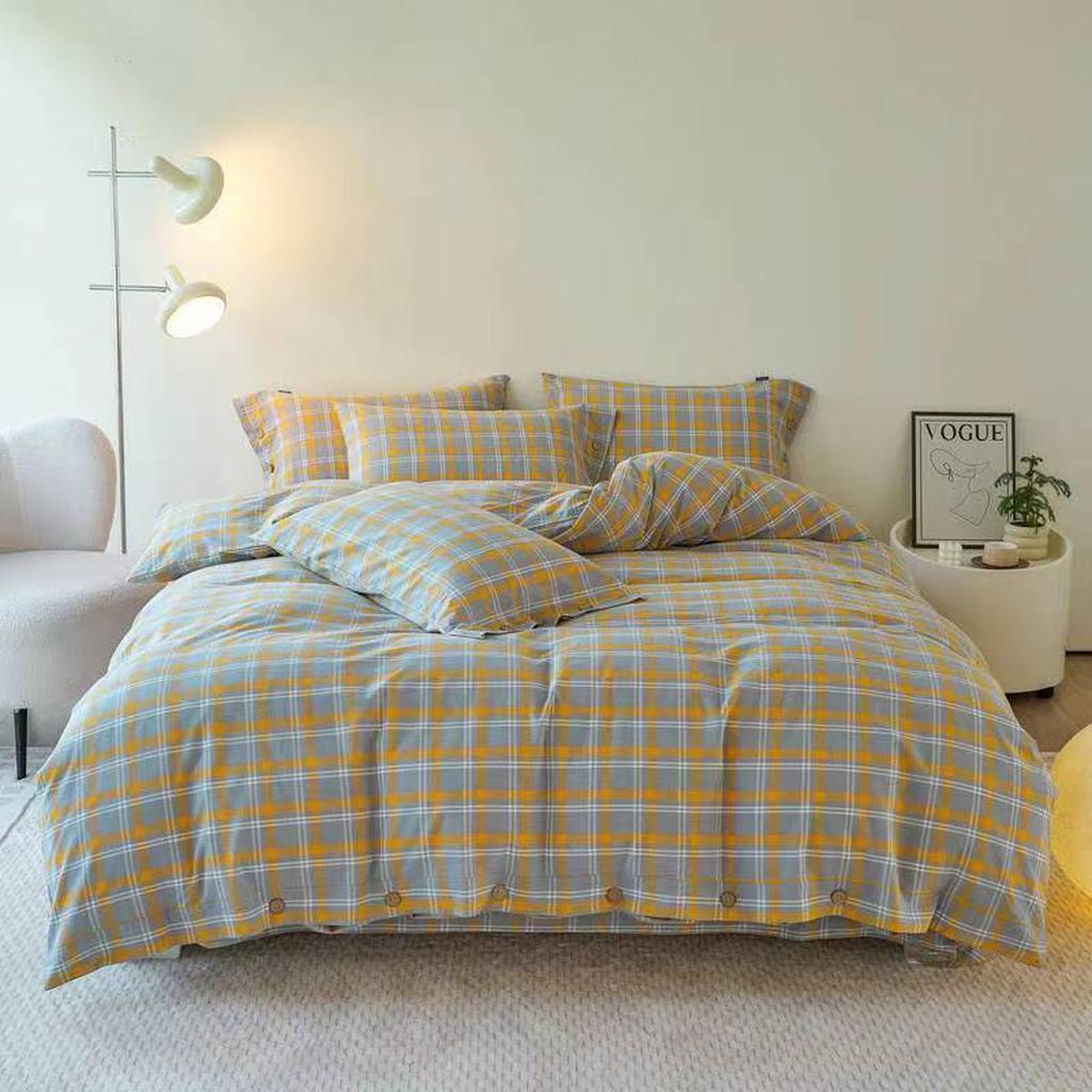 Gingham Bedding Set - Mint Green