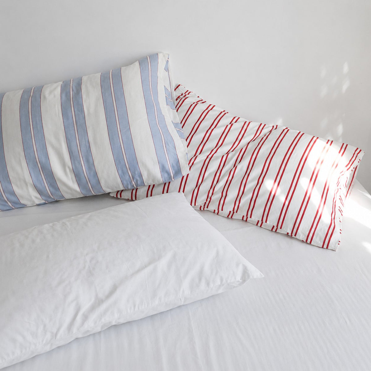 Vintora Haven Stripe Cotton 4 Piece Bedding Set G106
