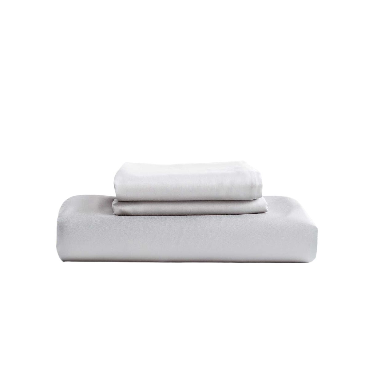 Qelune Bamboo Sheet Set – Cooling Organic Bamboo Bedding in Light Grey
