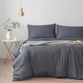 Bamboo Quilt Cover - Charcoal