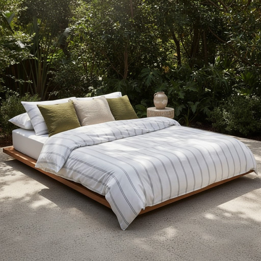Classic Stripe Bamboo Bedding Set