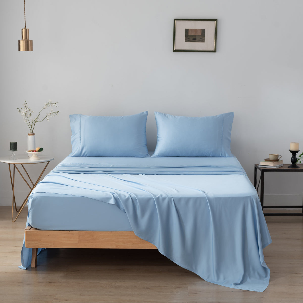 100% Bamboo Sheet Sets - Blue Breeze