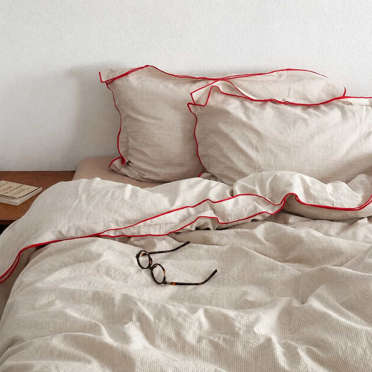 Vintora Minimalist Cotton Duvet Cover Set  Bedding for Modern Bedroom G119