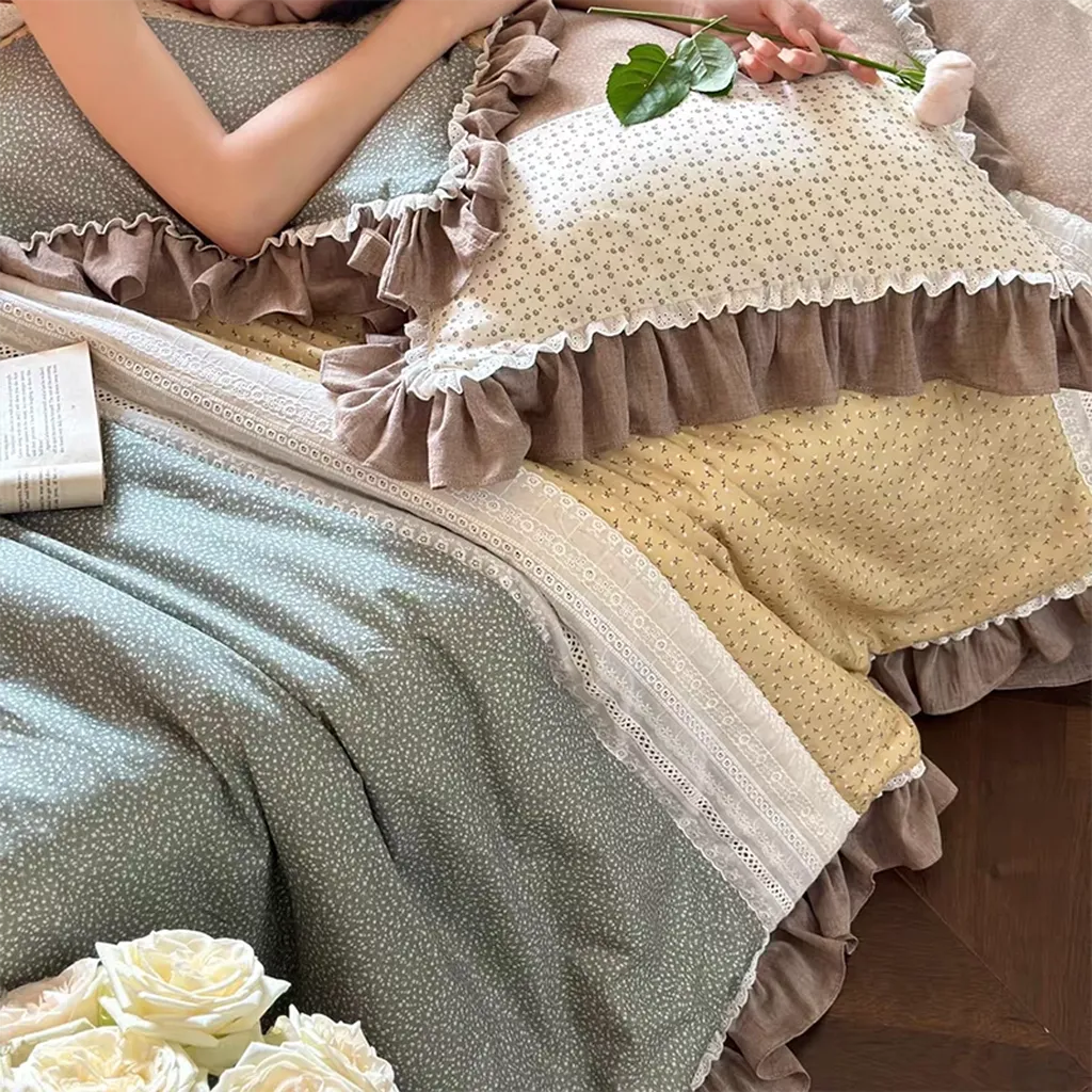 Rustic Handmade Patchwork Duvet Cover
