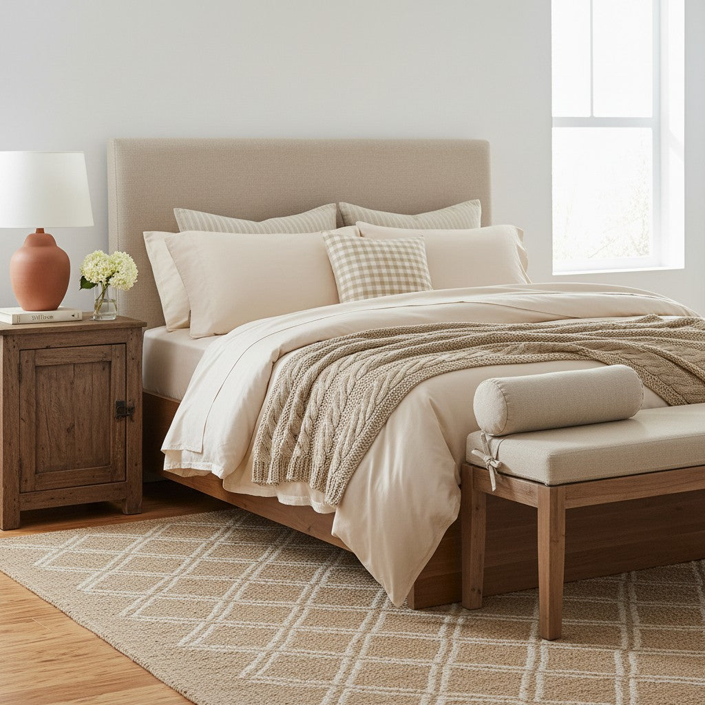 Pet Hair Repellent Bamboo Bedding Set