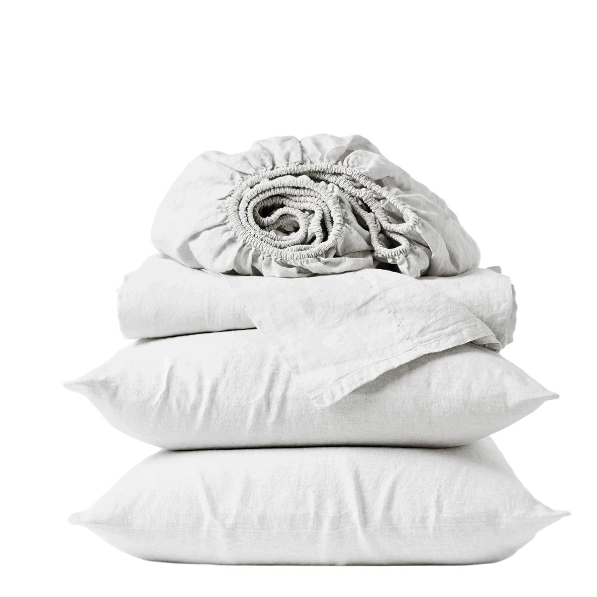 Cottara Washed Cotton Bedding Set Soft Breathable Bed Linen for Cozy Dorm and Home Use G65