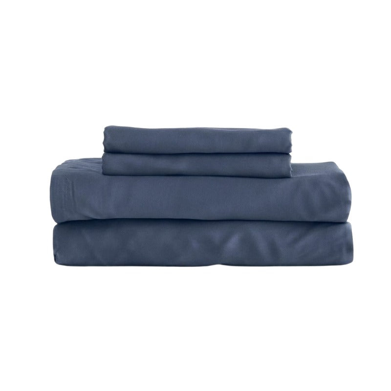 Qelune Bamboo Sheet Set 鈥?Cooling Organic Bamboo Bedding in Nightfall