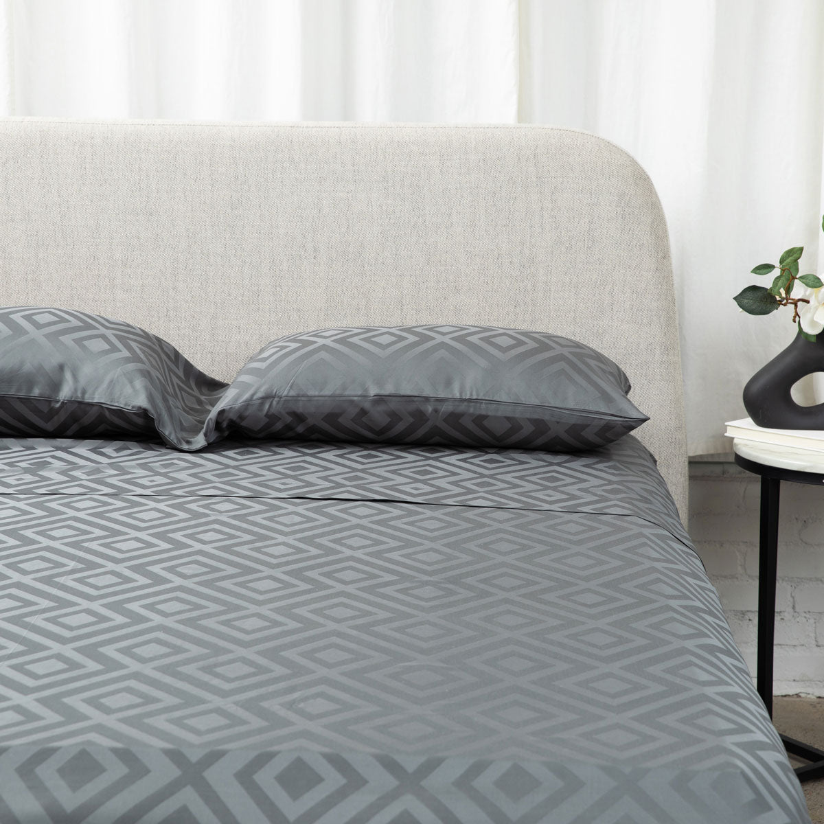 Geometric Patterns Bamboo Bedding Set