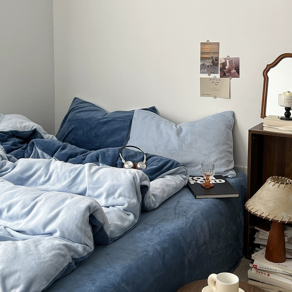 Fluffy Fleece Winter Bedding Set