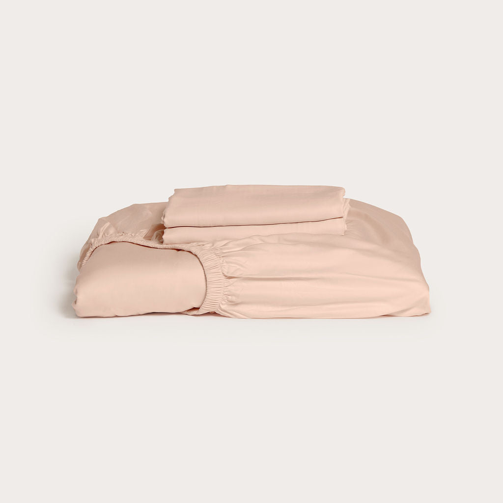 Blush Bamboo Fitted Sheet