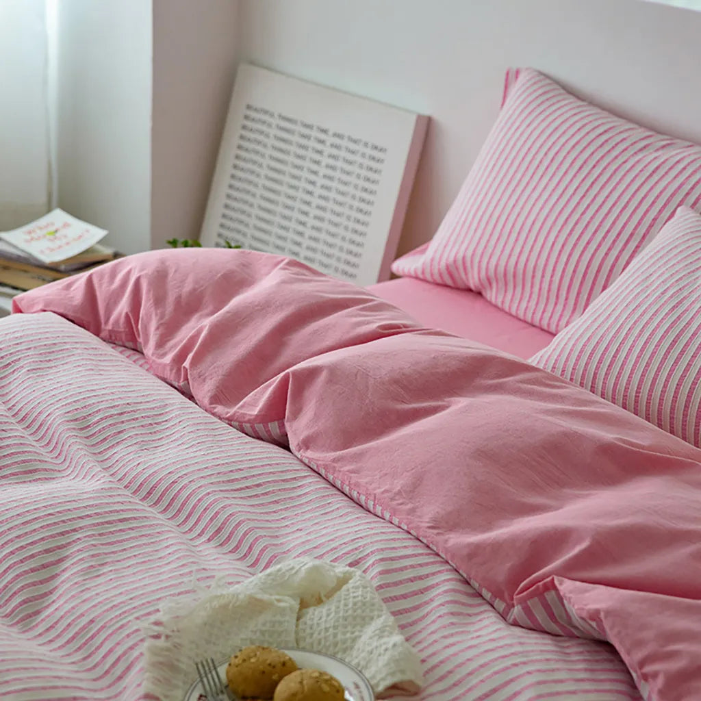Refresh Jacquard Striped Duvet Cover