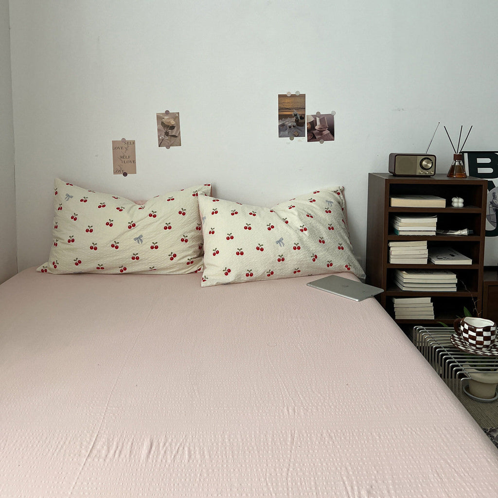Juicy Cherry Aesthetic Bedding Set