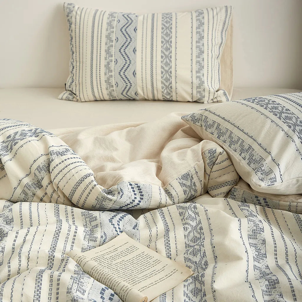 Boho Aztec Stripe Duvet Cover