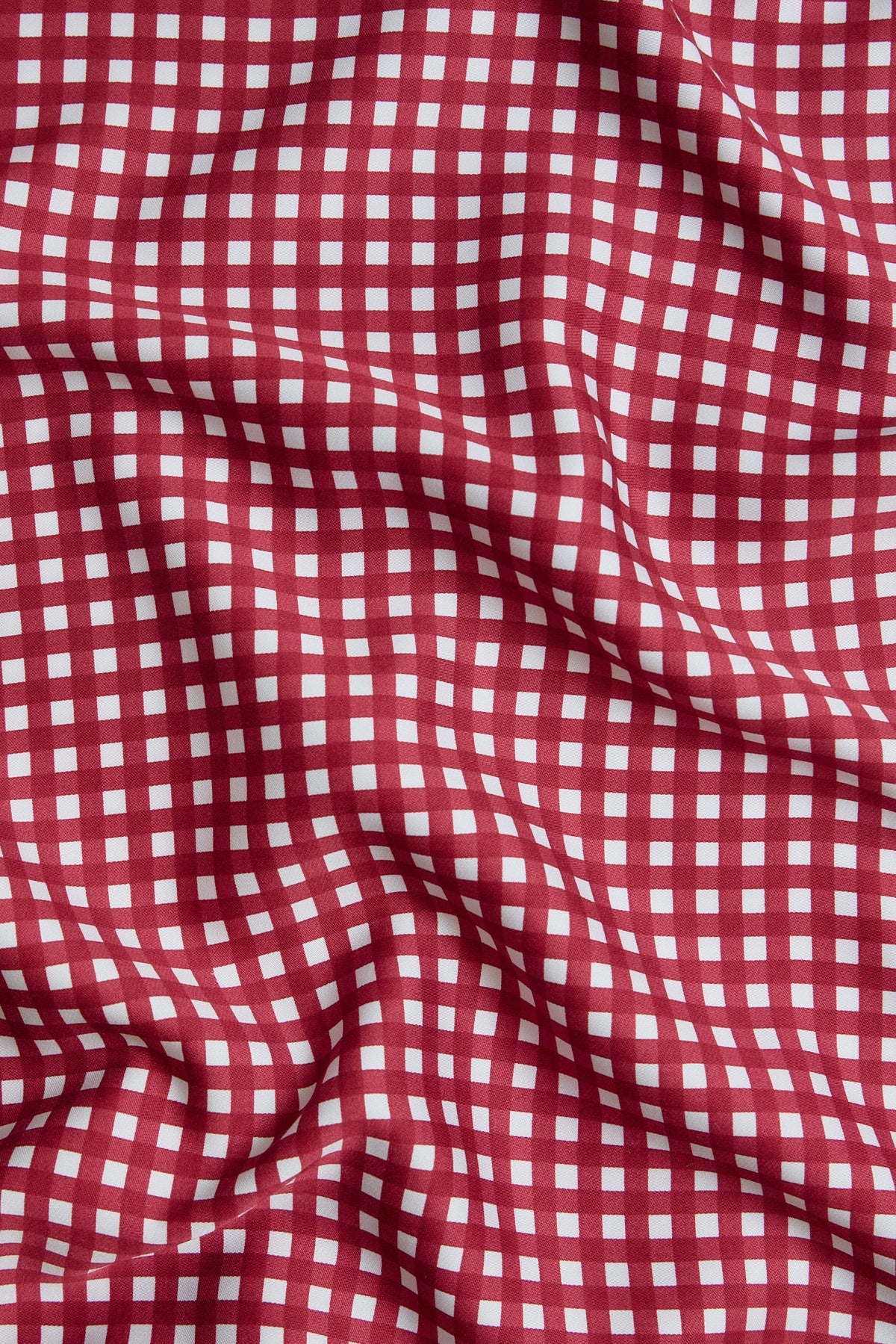 Cherry Gingham Bamboo Quilt Cover