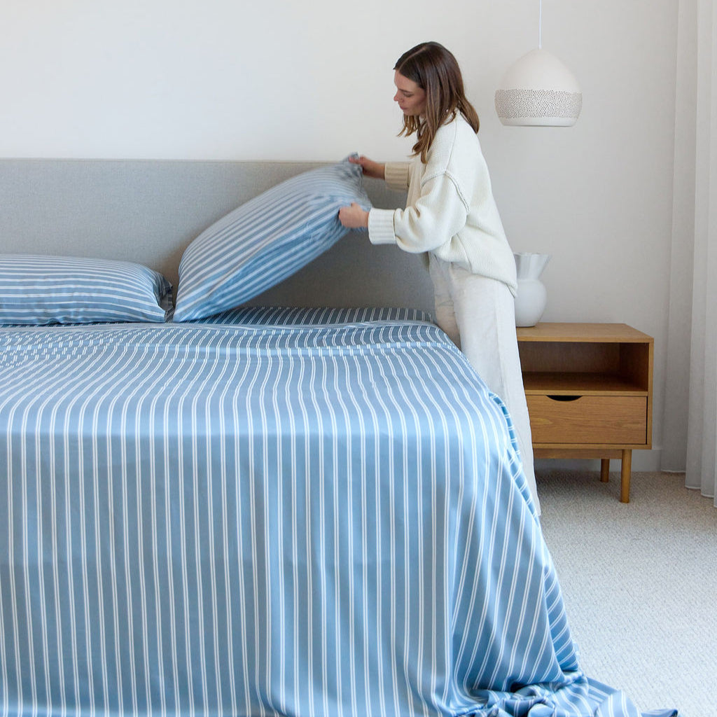 Bay Stripe Bamboo Pillowslip