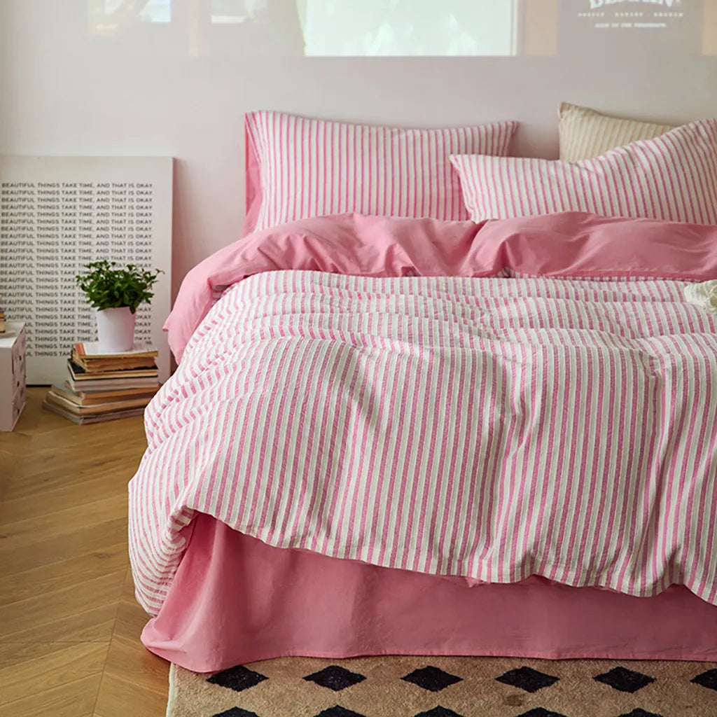 Refresh Jacquard Striped Duvet Cover