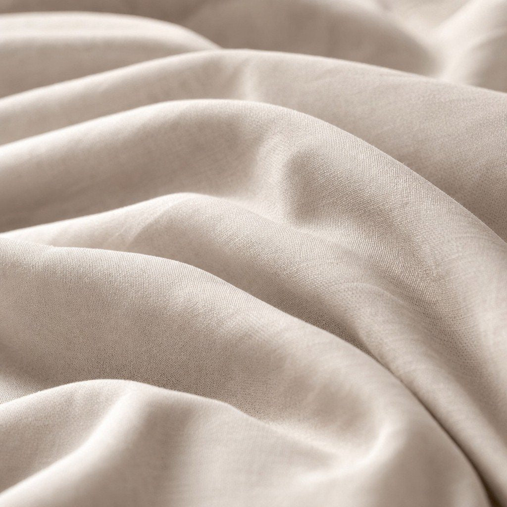 Cottara Washed Cotton Bedding Set Soft Breathable Bed Linen for Cozy Dorm and Home Use G65
