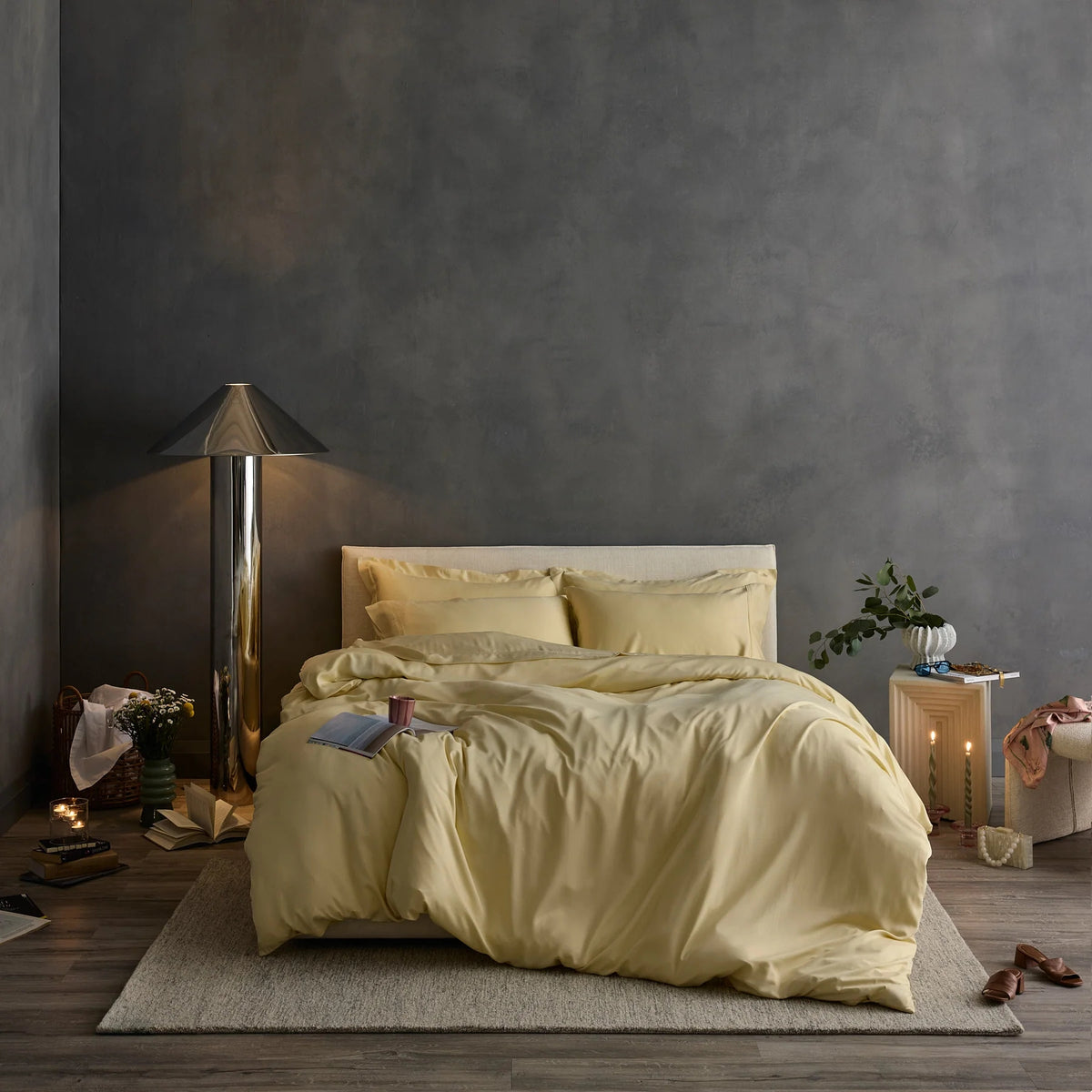 Iced Cooling Bamboo Bedding Set
