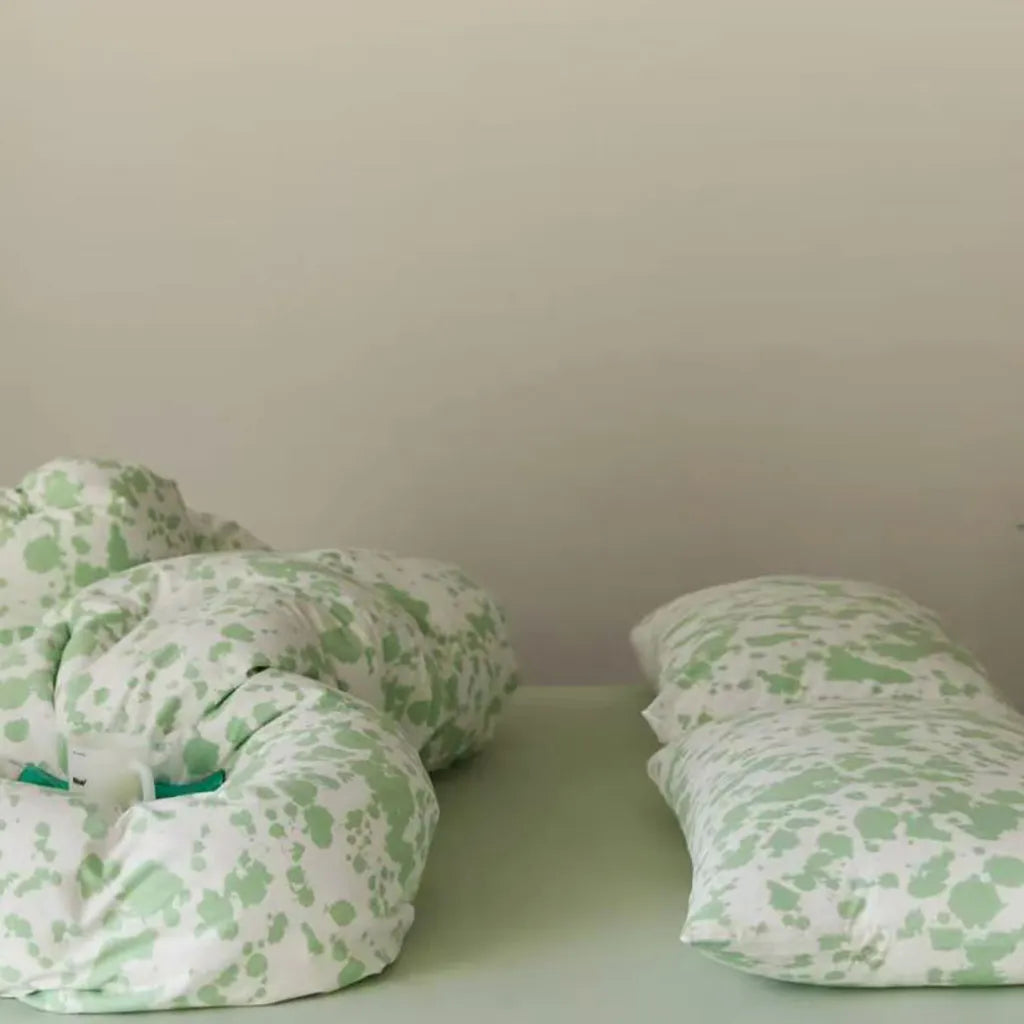 Paint Splatter Printed Bedding Set