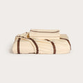Chocolate Stripe Bamboo Fitted Sheet