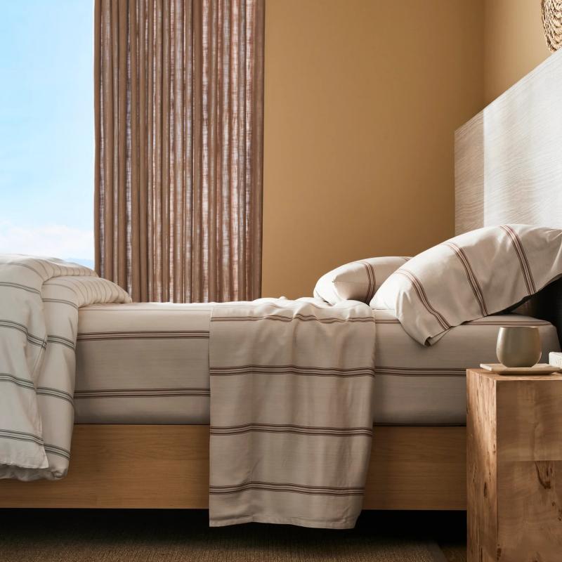Classic Stripe Bamboo Bedding Set