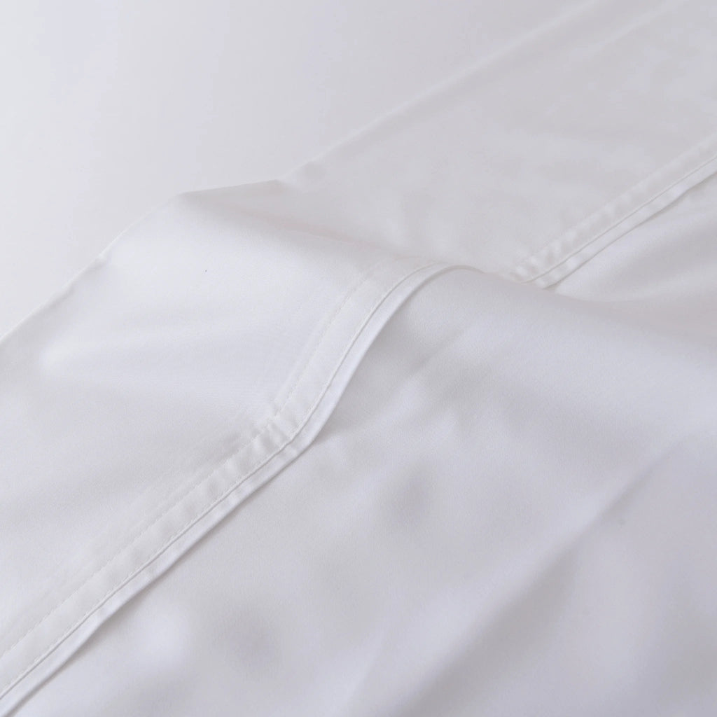 Bamboo Fitted Sheet - White