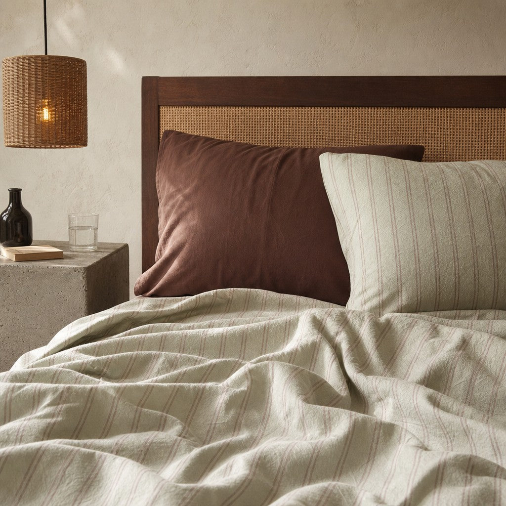 Vintora Simple Modern Vertical Striped Bedding Set G75