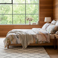 Oil Painting Design Bamboo Bedding Set