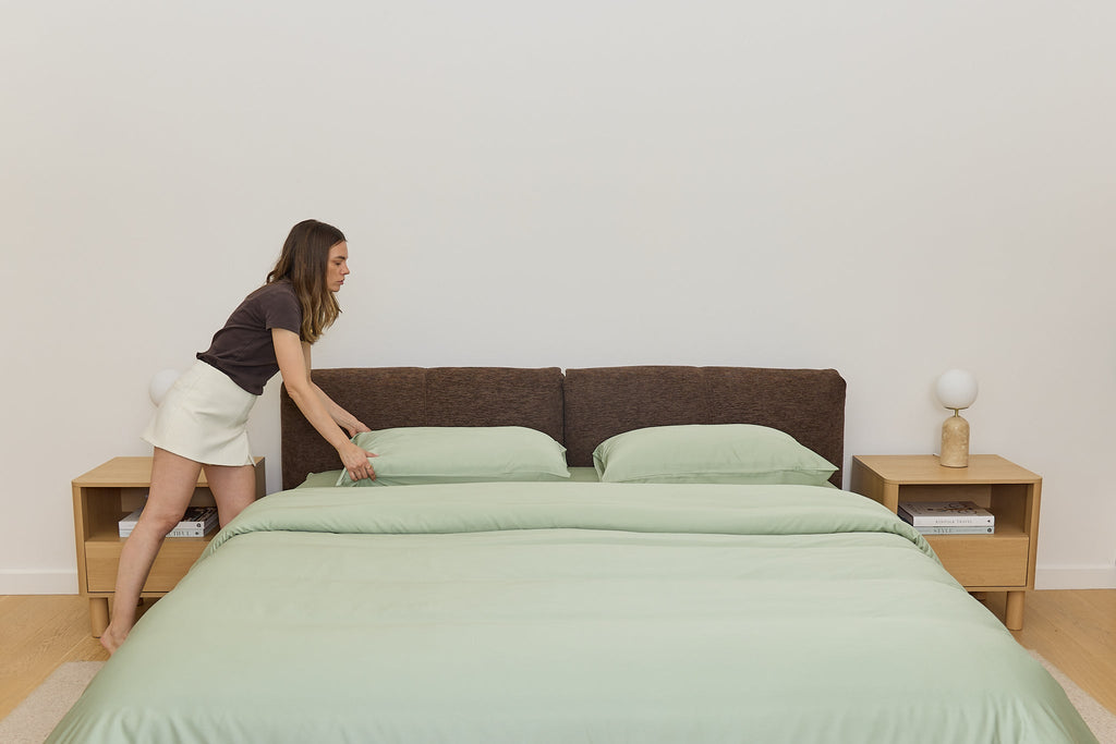 Pistachio Bamboo Quilt Cover