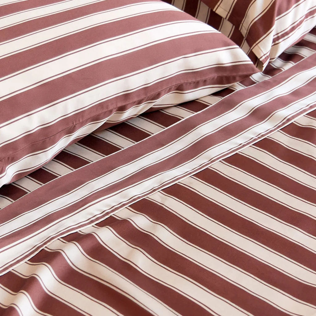 Stripe Bamboo Bedding Set