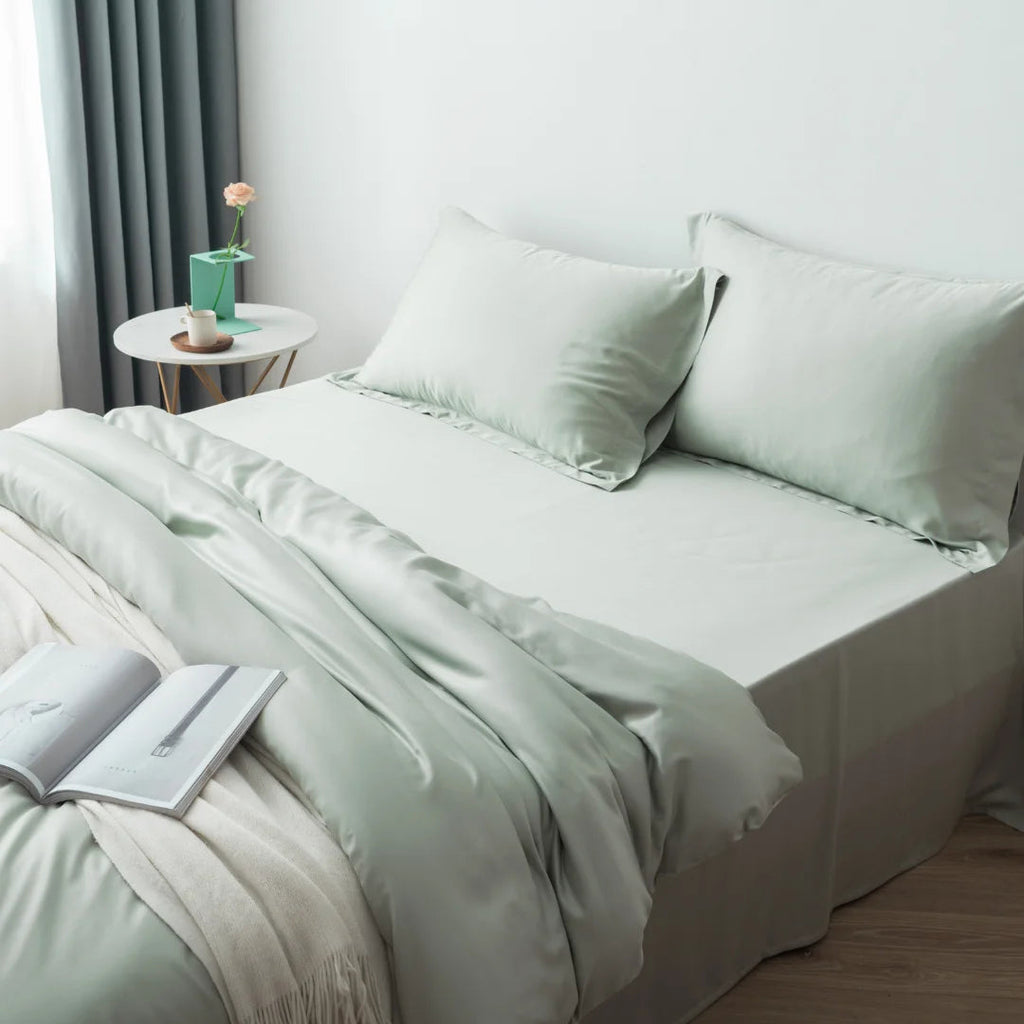 Bamboo Quilt Cover - Sage