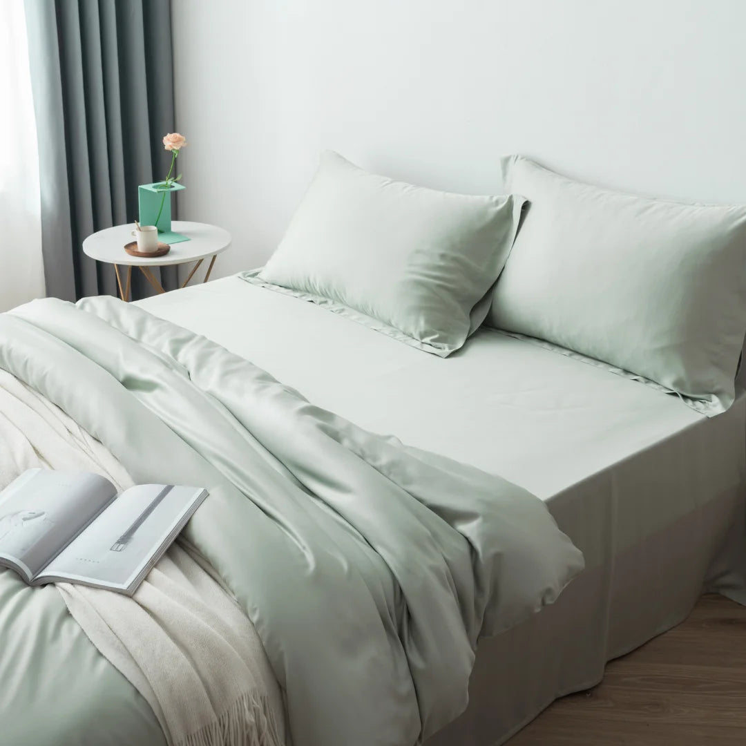 Bamboo Quilt Cover - Sage