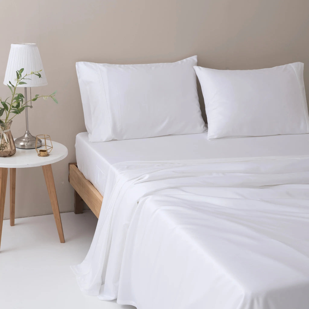 Bamboo Pillowcase Set - White