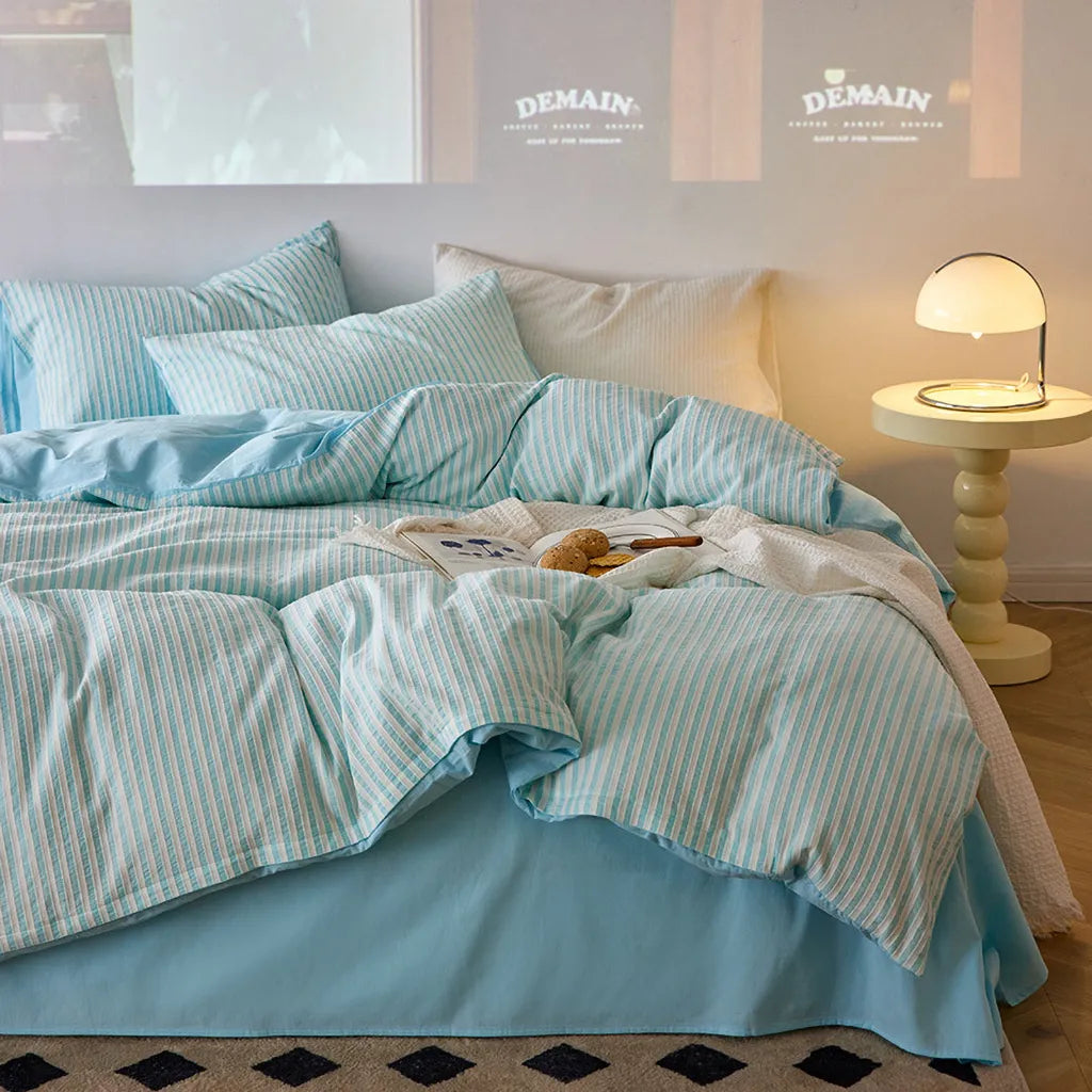 Refresh Jacquard Striped Duvet Cover