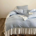 Soft Ruffle Stripe Duvet Cover