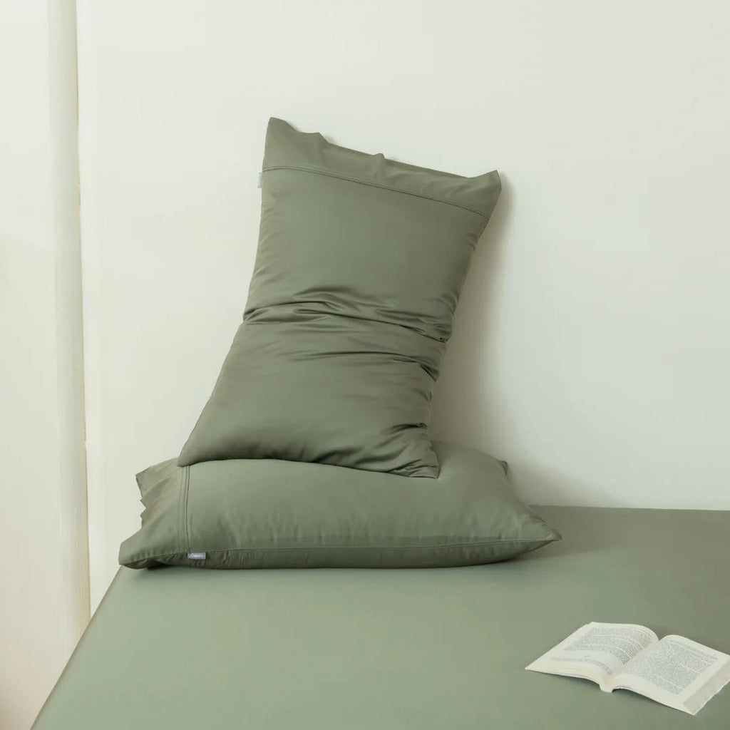 Bamboo Pillowcase Set - Moss