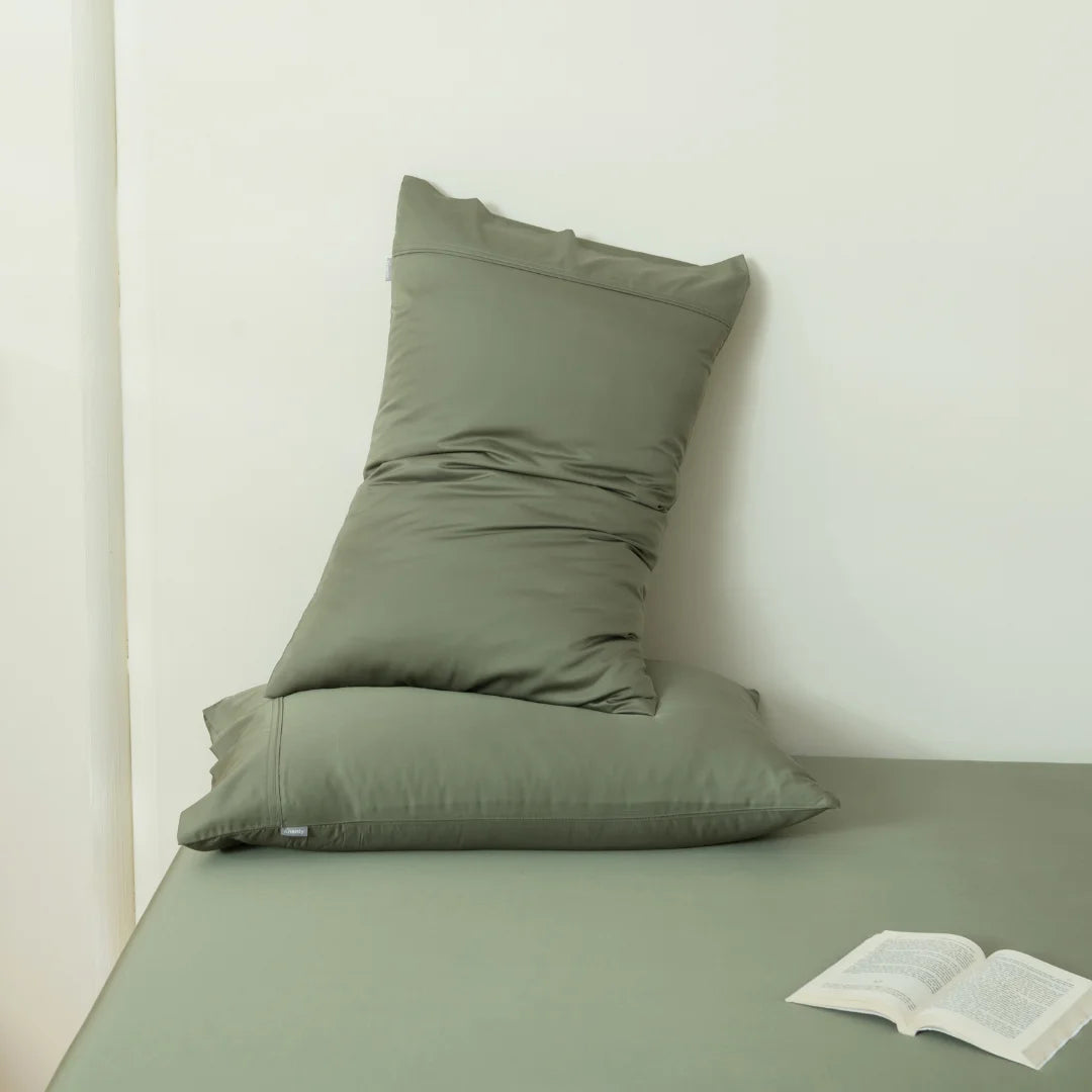 Bamboo Pillowcase Set - Moss